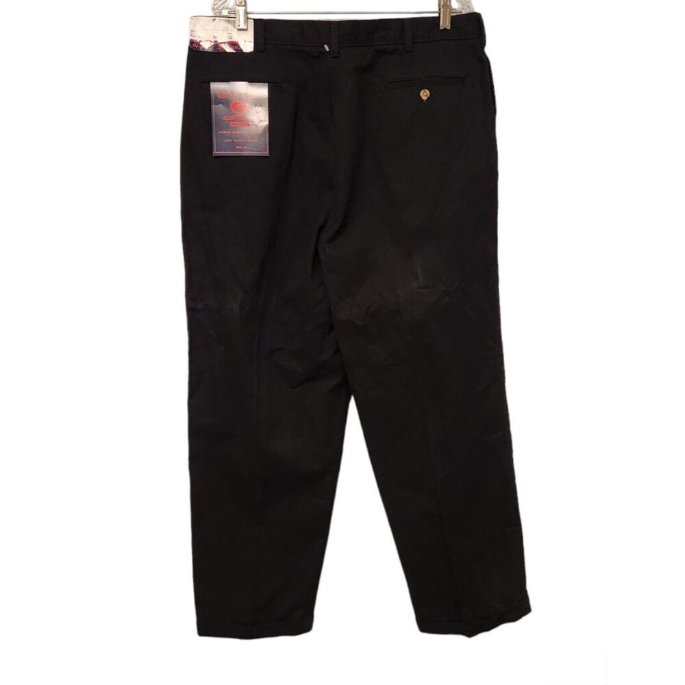 Vintage Baxter Chino Jeanswear Pants Chinos Work Pants Black‎ 38x32 NEW NWT